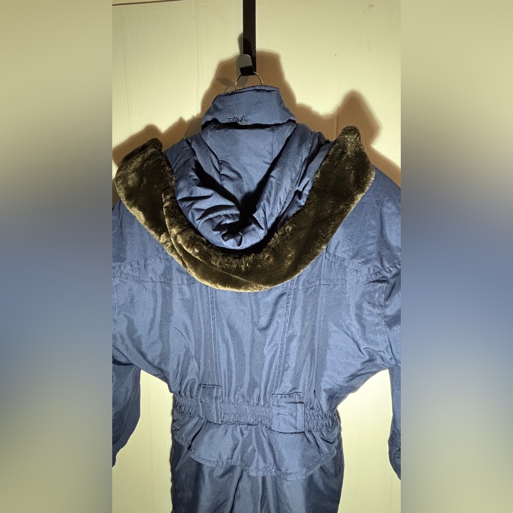 Fila Navy Hooded Ski Suit - Picture 4 of 5